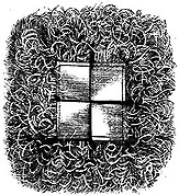 Image C: A simple sketch of the finished product of a home made lamp mat.